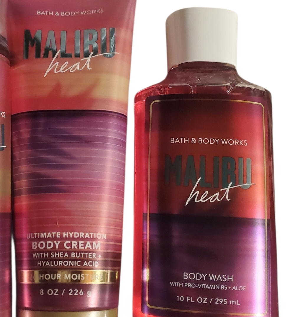 Bath & Body Works Malibu Heat Body Wash and Body Cream